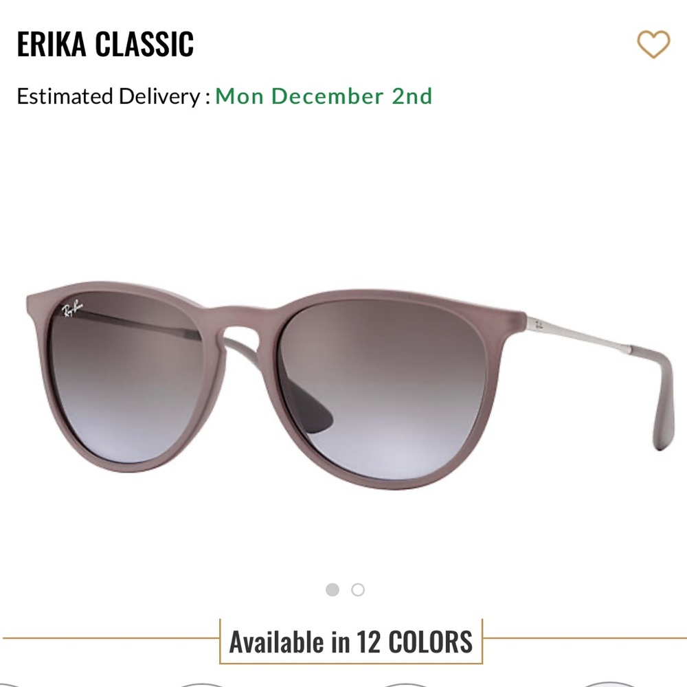 never worn !!! erika RAYBAN sunglasses